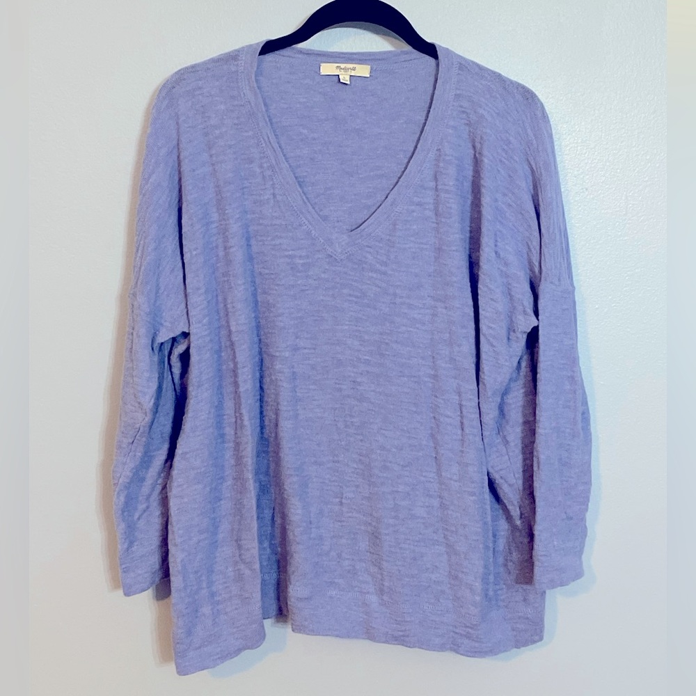 Madewell Blue Lightweight Sweater